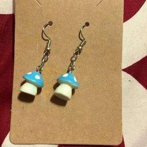 Mushroom earrings